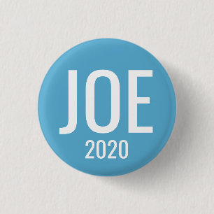 Joe Biden 2020 for President - Simple Blue Design 3 Cm Round Badge