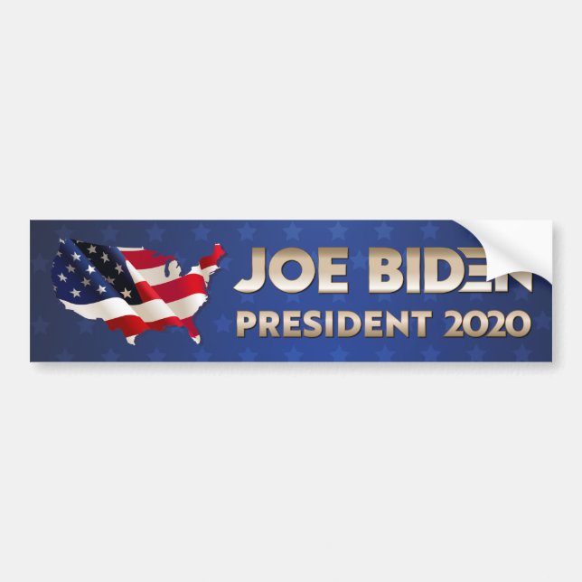 Joe Biden 2020 President Bumper Sticker (Front)