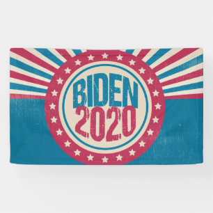 Joe Biden 2020 Retro Political Banner