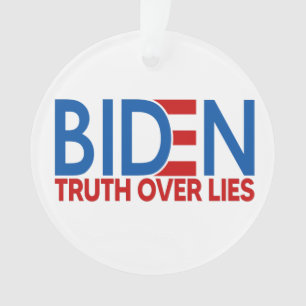 Joe Biden 2020 Truth over Lies Ornament