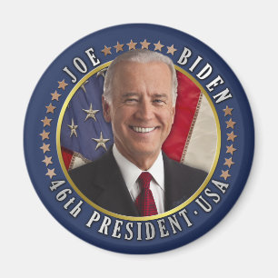 Joe Biden 46th President USA Commemorative Photo Magnet