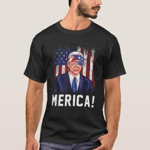Joe Biden 4th of July Merica Men Women American Fl T-Shirt