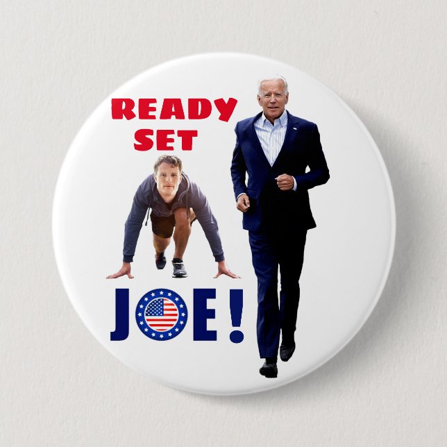 Joe Biden and Joe Kennedy 7.5 Cm Round Badge (Front)
