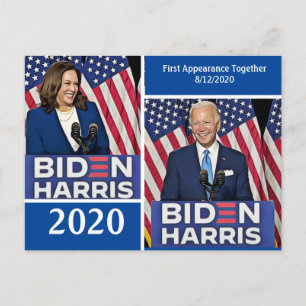 Joe Biden and Kamala Harris 2020 Postcard