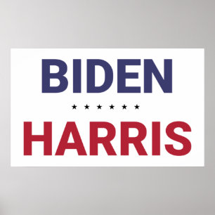 Joe Biden and Kamala Harris (2020 US Election) Poster