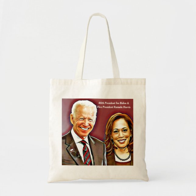 Joe Biden and Kamala Harris_ 46th President_ Tote Bag (Front)