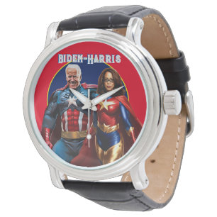 Joe Biden and Kamala Harris as Superheros Watch