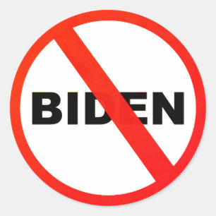 Joe Biden anti popular political Classic Round Sticker