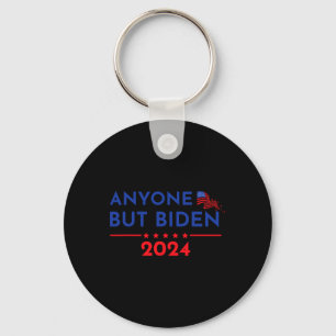 Joe Biden Anyone But Biden 2024 Trump 1  Key Ring