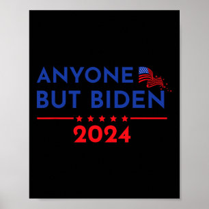 Joe Biden Anyone But Biden 2024 Trump 1  Poster