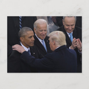 Joe Biden, Barack Obama & Trump Postcard