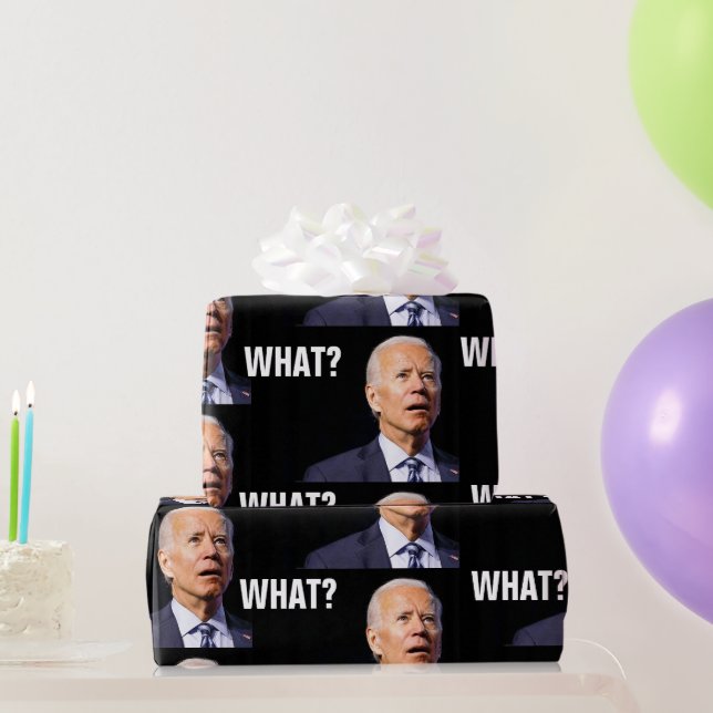 JOE BIDEN BIRTHDAY WRAPPING PAPER (Party Gifts)