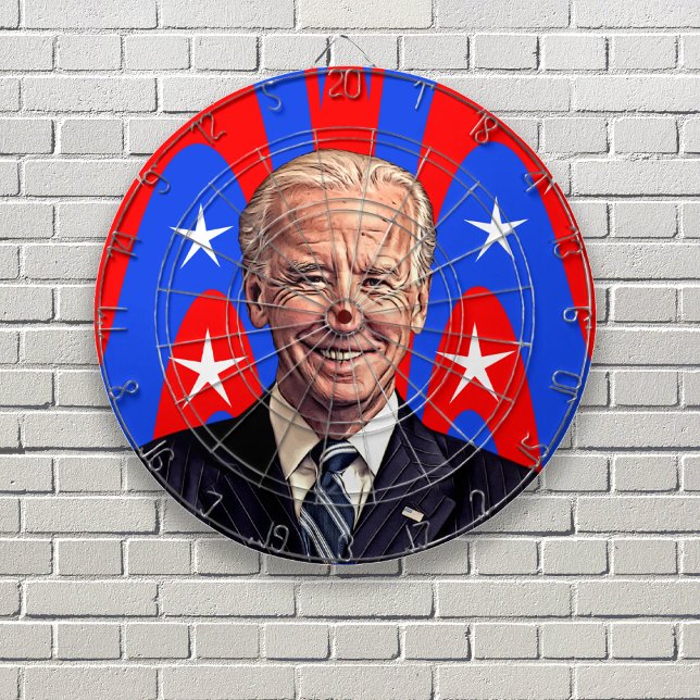 Joe Biden Caricature Cartoon  Dartboard (Creator Uploaded)