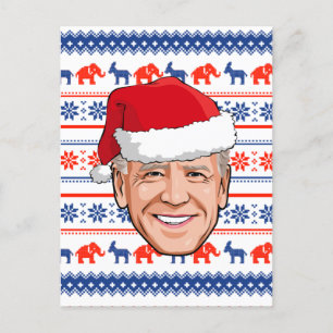 Joe Biden Christmas Postcard