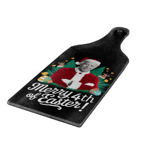Joe Biden Christmas Santa Merry 4th Of Easter Xmas Cutting Board