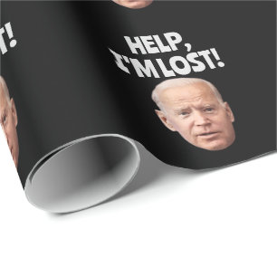 JOE BIDEN CONFUSED CHRISTMAS WRAPPING PAPER