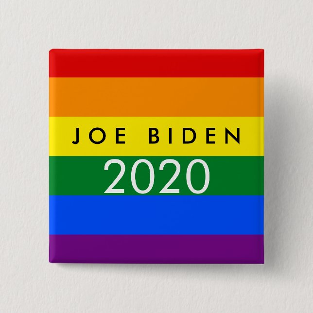 Joe Biden for President 2020 15 Cm Square Badge (Front)