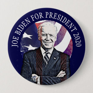 Joe Biden for President 2020 US Election Rally 10 Cm Round Badge