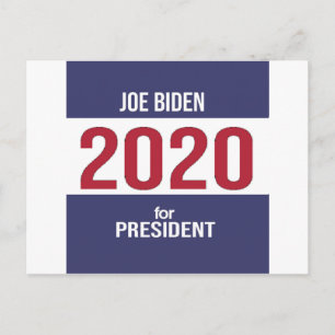 Joe Biden For President 2020 USA Election Postcard