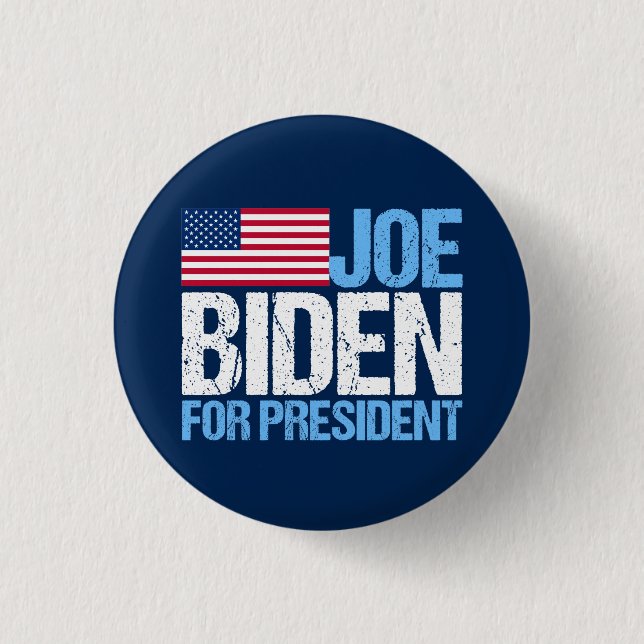 Joe Biden for President 3 Cm Round Badge (Front)