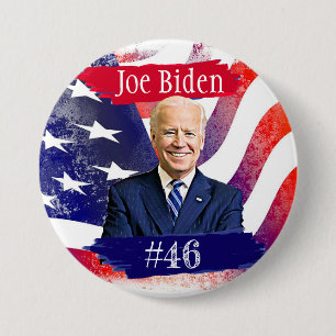 Joe Biden for President 46th US 2020 Election 7.5 Cm Round Badge