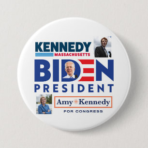 Joe Biden for President Coattails 7.5 Cm Round Badge
