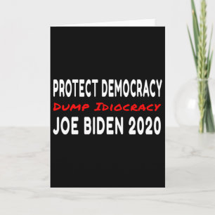 Joe Biden Funny Anti Donald Trump Items Hindsight Card