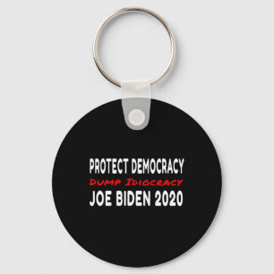 Joe Biden Funny Anti Donald Trump Items Hindsight Key Ring