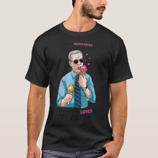Joe Biden Funny Biden 2020 Loves Ice Cream T-Shirt