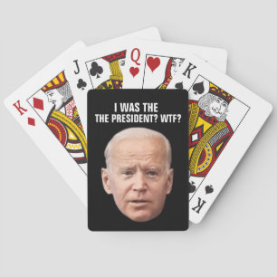 JOE BIDEN FUNNY PLAYING CARDS