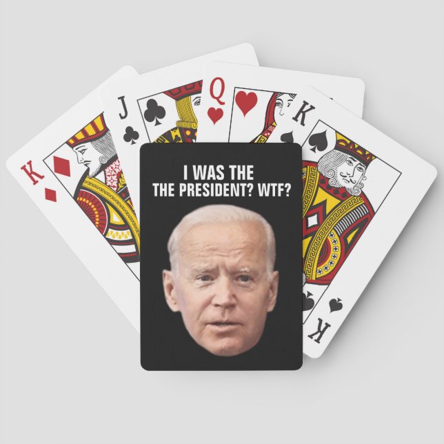 JOE BIDEN FUNNY PLAYING CARDS (Back)