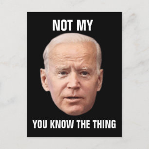 JOE BIDEN FUNNY POSTCARDS