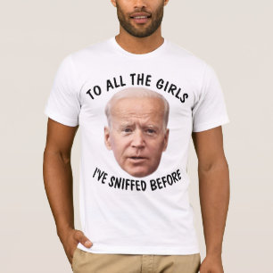 JOE BIDEN FUNNY SNIFF SNIFFER T-Shirt