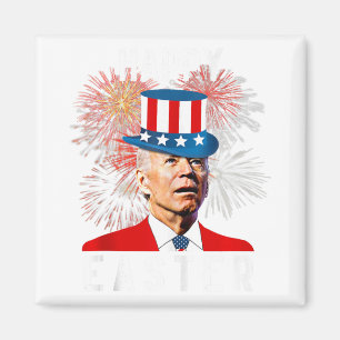 Joe Biden Happy Easter For Funny 4th Of July Tank  Magnet