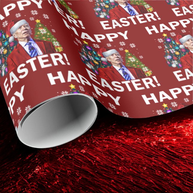 Joe Biden Happy Easter  Wrapping Paper (Creator Uploaded)