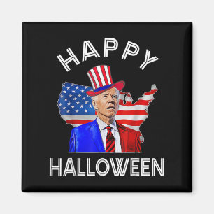Joe Biden Happy Halloween th Of July Independence Magnet