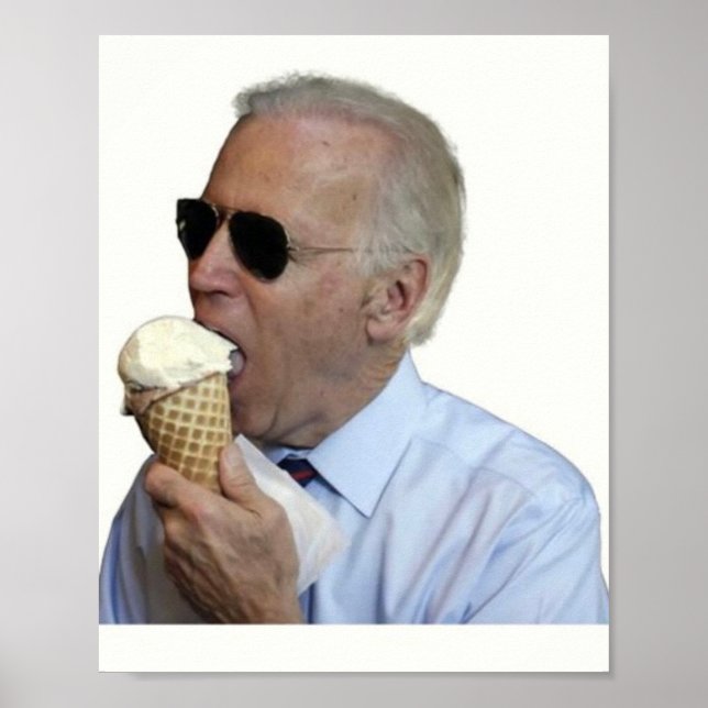 Joe Biden Ice Cream Poster (Front)