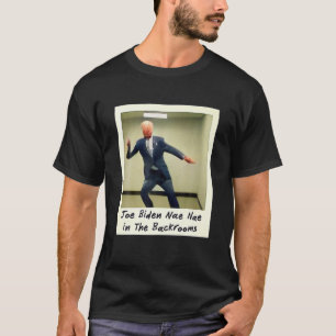 Joe Biden In The Backrooms Real Photo T-Shirt