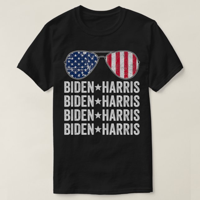 Joe Biden Kamala Harris 2020 Election Aviator Sung T-Shirt (Design Front)