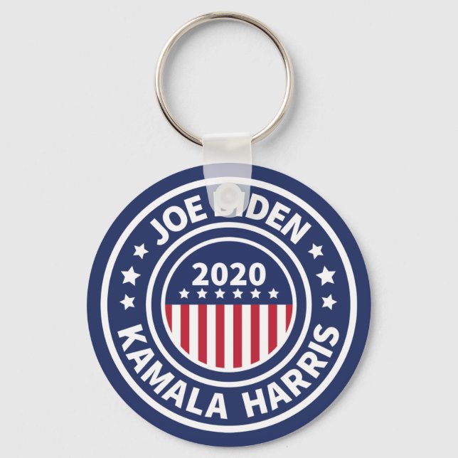Joe Biden Kamala Harris 2020 Key Ring (Front)