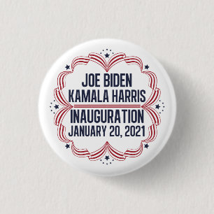 Joe Biden Kamala Harris Inauguration 2021 3 Cm Round Badge