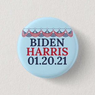 Joe Biden Kamala Harris Inauguration Day 3 Cm Round Badge