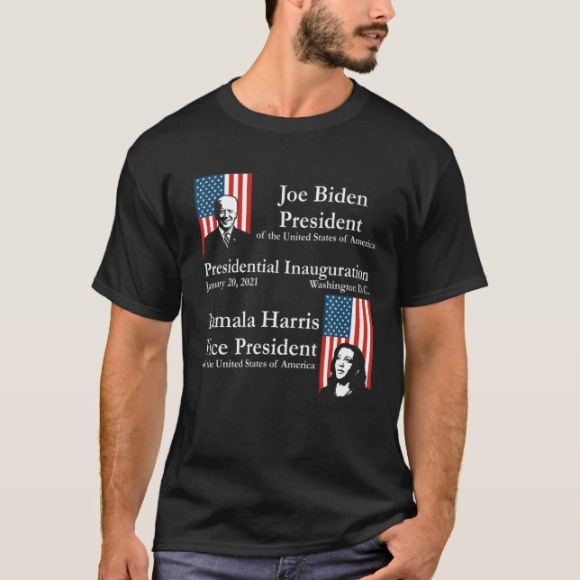 Joe Biden Kamala Harris / President Inauguration 2 T-Shirt (Front)