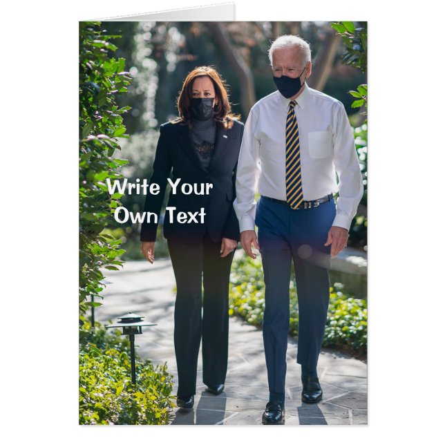 Joe Biden & Kamala Harris - Write Your Own Text (Front)