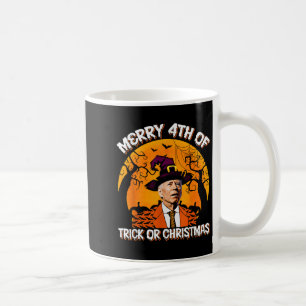 Joe Biden Merry 4th Of Halloween Trick Or Treat Ch Coffee Mug