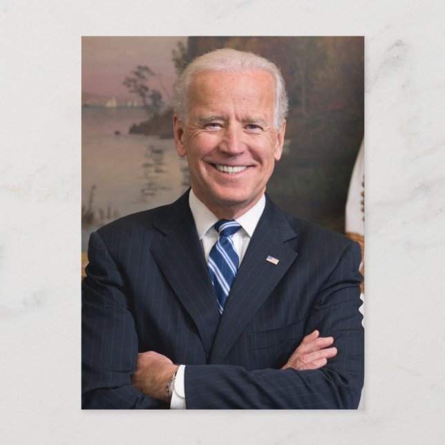 Joe Biden Official Portrait, ZSSG Postcard (Front)