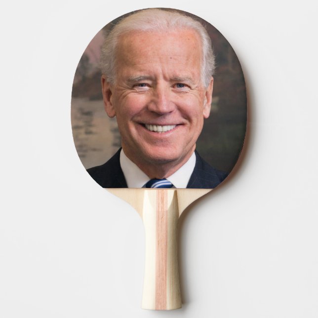 Joe Biden Portrait Photo Ping Pong Paddle (Front)