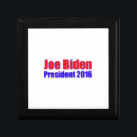 Joe Biden President 2016 Gift Box<br><div class="desc">Joe Biden president elections 2016. Text in red and blue.</div>
