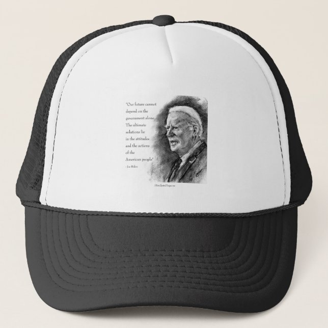 Joe Biden & Quote Trucker Hat (Front)