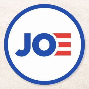 Joe Biden Round Paper Coaster